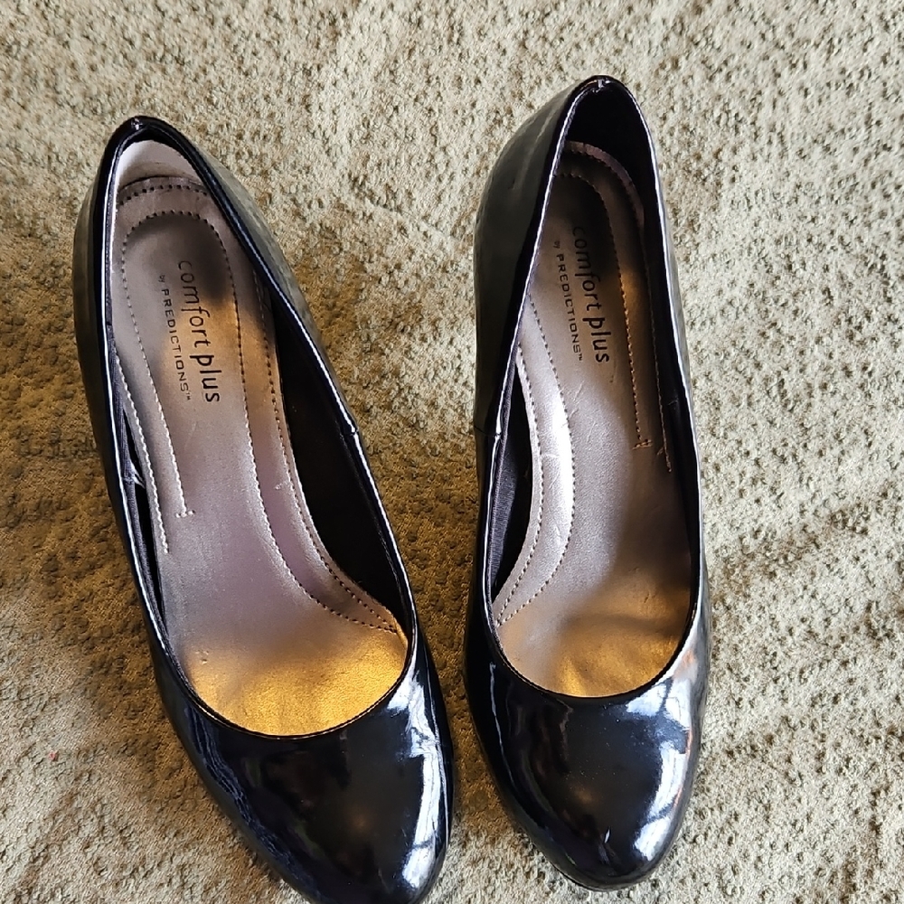 Comfort Plus by Predictions Black Women's Heels